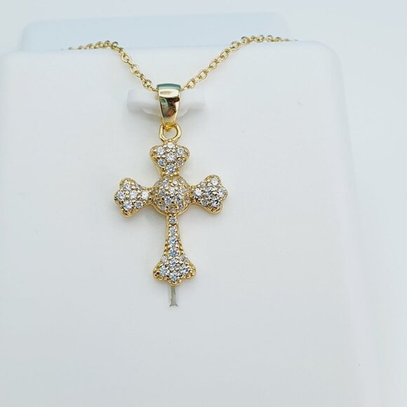 925 Sterling Silver Cubic Zirconia Necklace, U19254724 - Picture 7 of 11